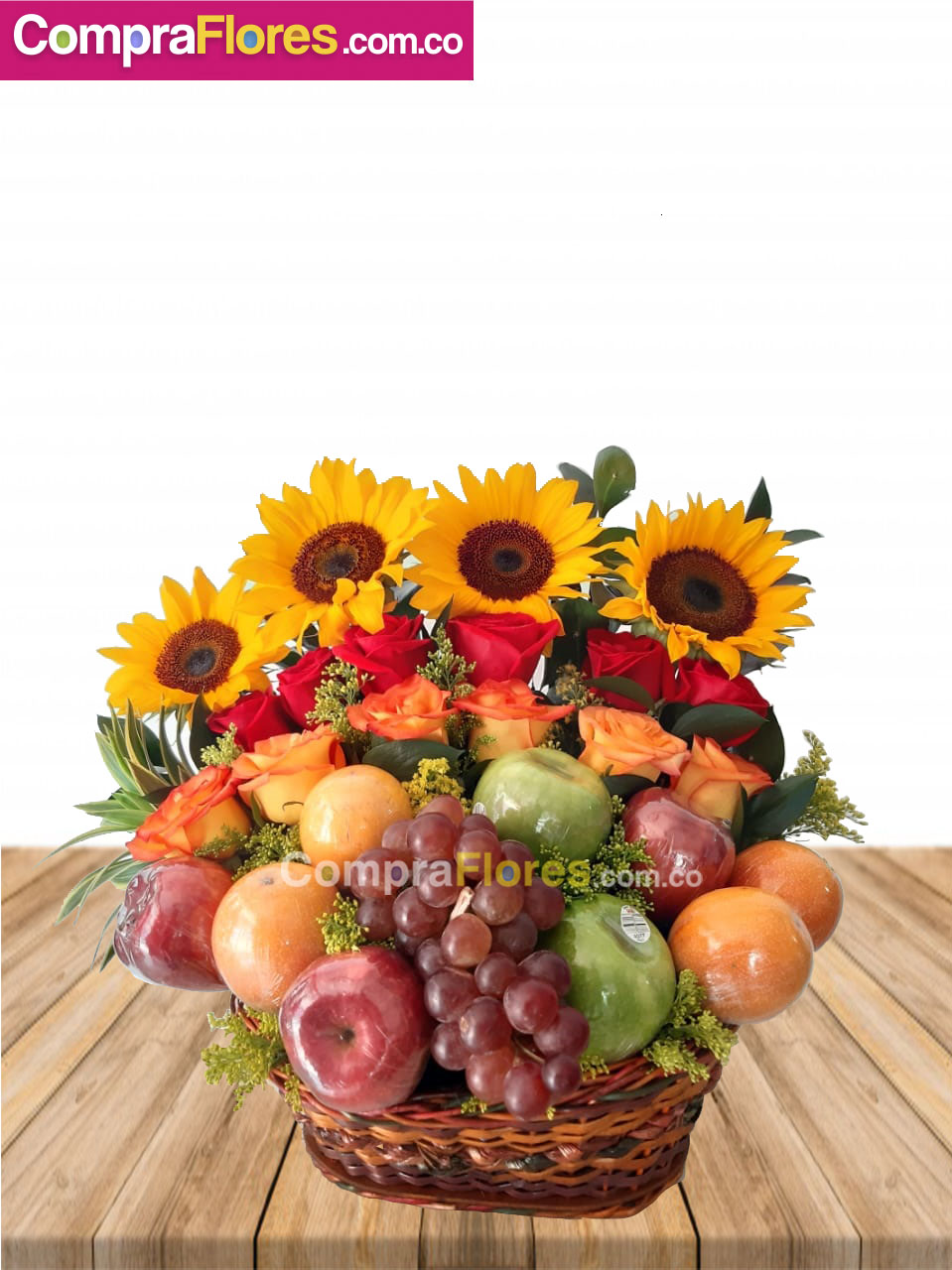 Frutero Solar, Girasoles y Rosas Cali