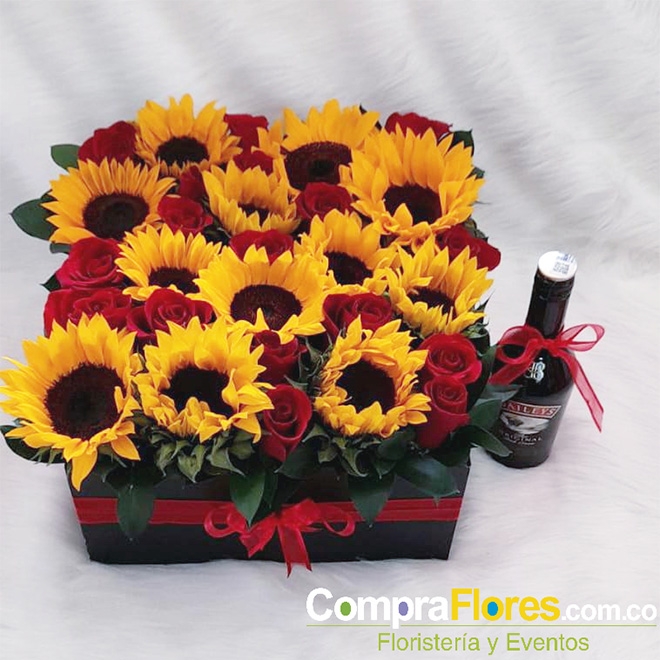 Box Rosas y Girasoles