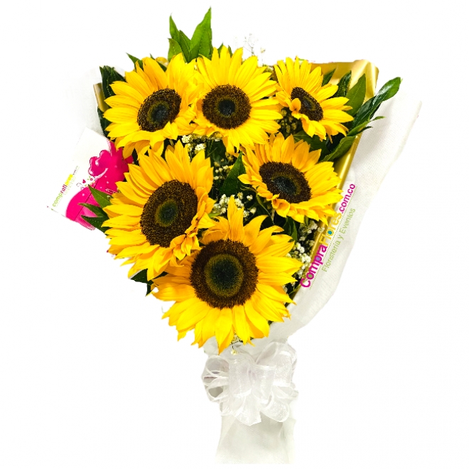 Ramillete Girasoles x6