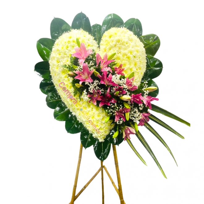 Corazon Funebre Lirios