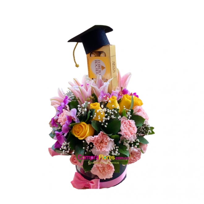 Cilindro Mix Floral de Grado