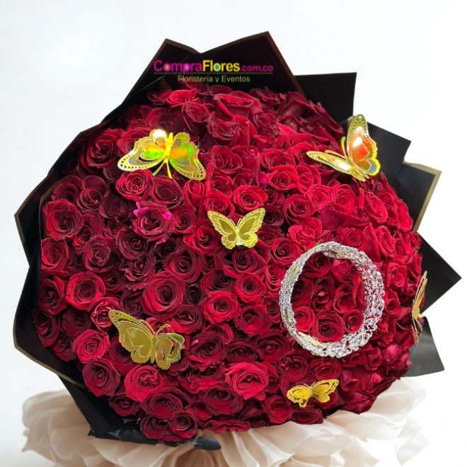 Buchon de 200 Rosas